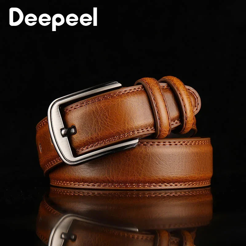 Men's Leather Business Belt