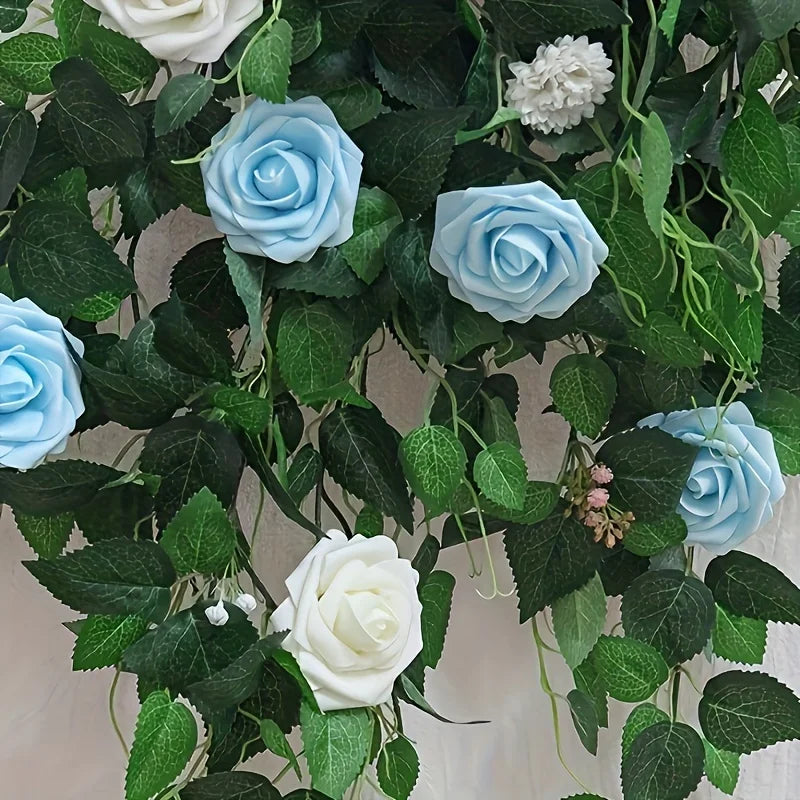 Artificial Roses with Stems – 25 Pcs
