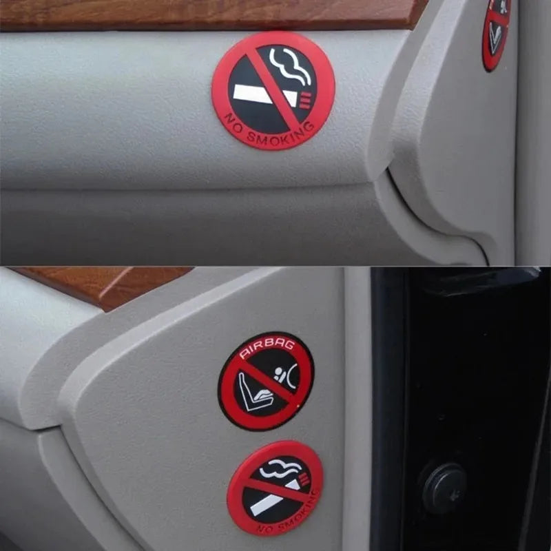 🚭 No Smoking Car Sticker