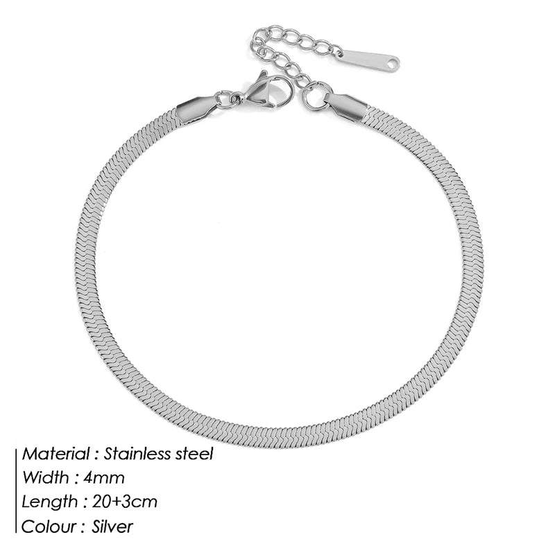 Gold Snake Chain Anklet
