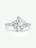 💧 Sparkling Water Drop CZ Ring