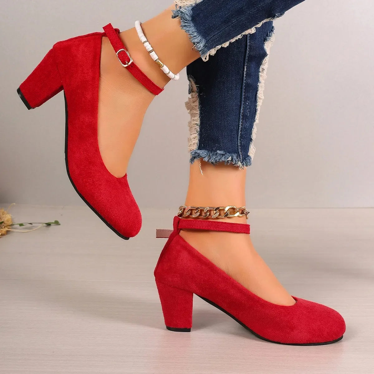 Women's Platform Mary Jane Pumps