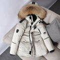 Men's Long Windproof Duck Down Coat