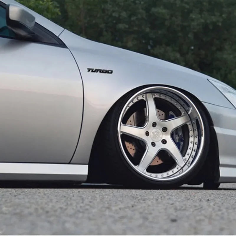 🏁 3D TURBO Metal Emblem Sticker