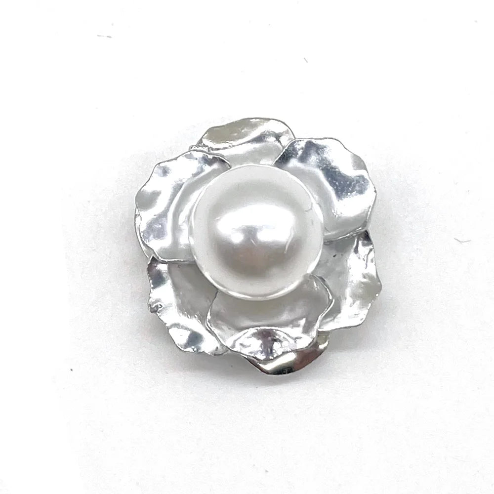 Rhinestone Pearl Shoe Charms