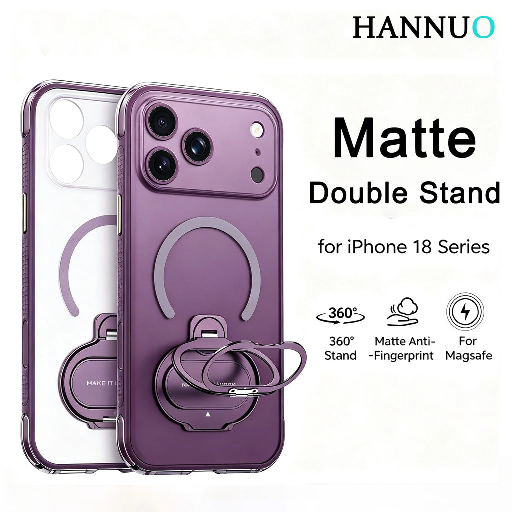 Clear Magnetic iPhone Case with Stand