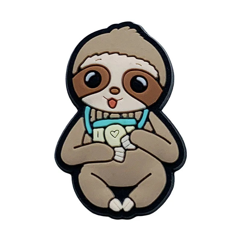 Sloth Shoe Charms