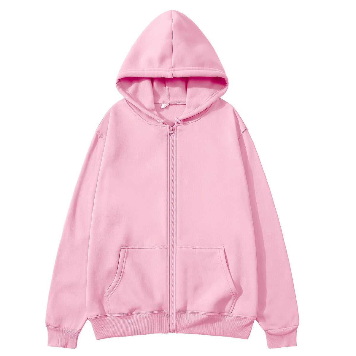 Men's Loose Zip-Up Hoodie