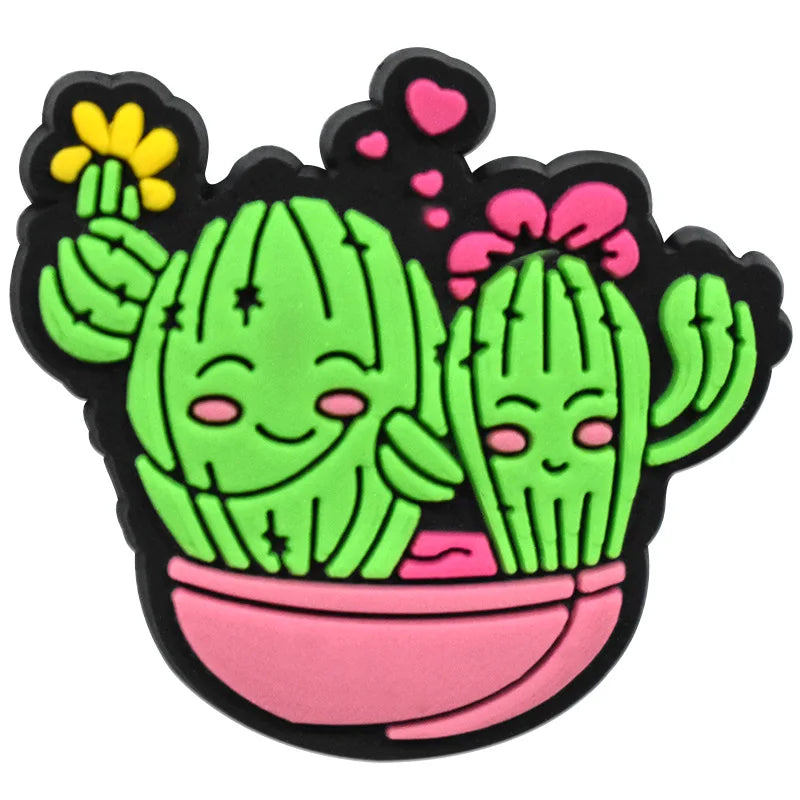 Cactus Shoe Charms