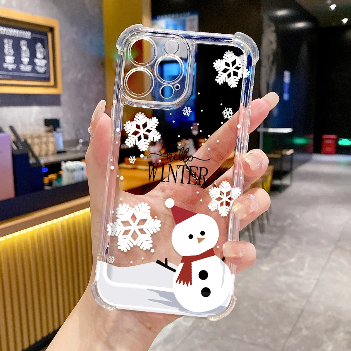 Christmas Snowman iPhone Case