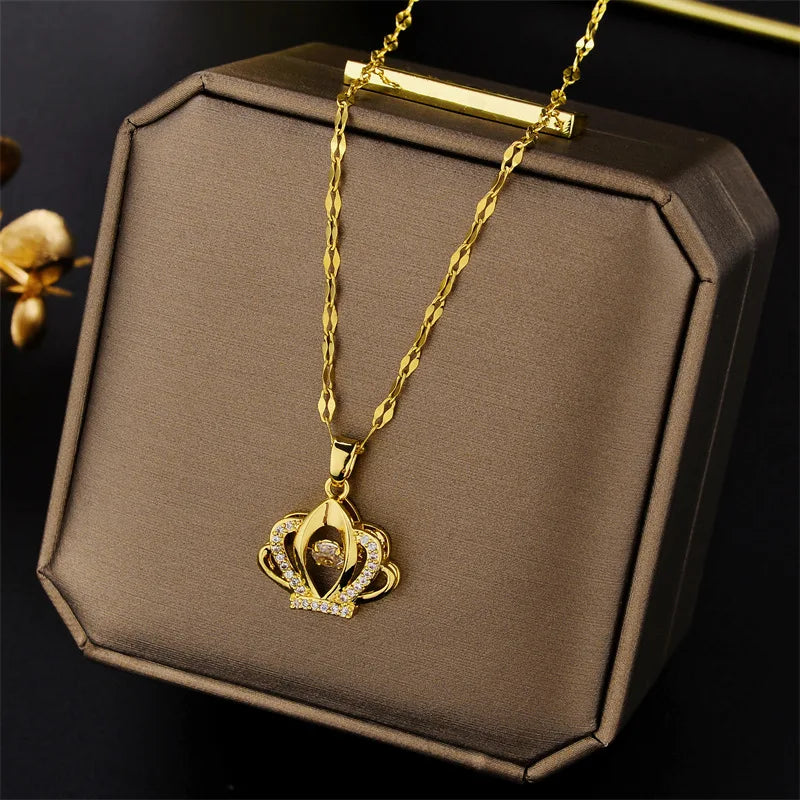 ✨ Light Luxury Zircon Crystal Necklace
