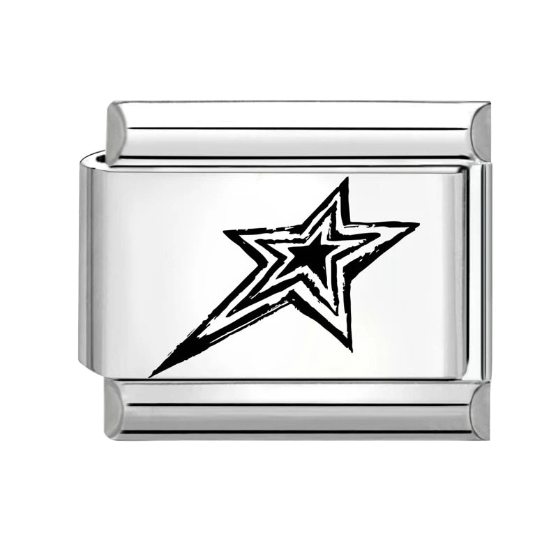 Stars & Eyes Italian Charm Links