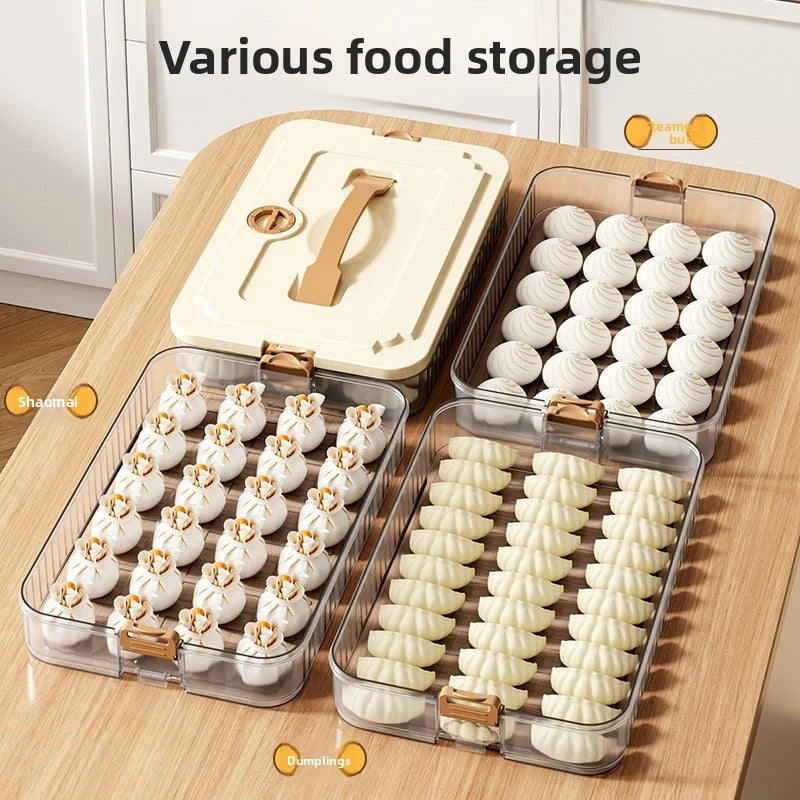 Multi-Layer Dumpling Freezer Box