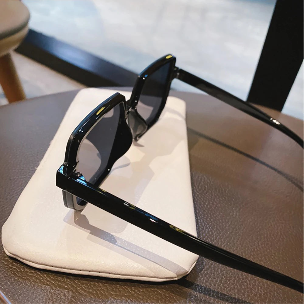 Large Square Frame Sunglasses