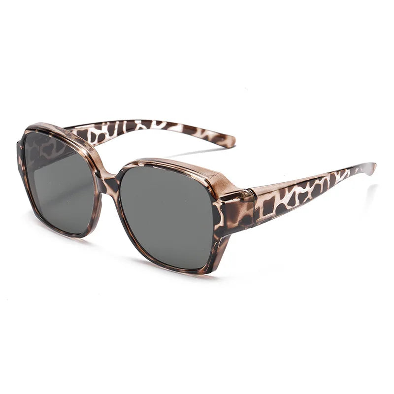 Fit-Over Polarized Wraparound Sunglasses