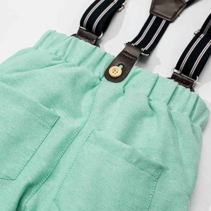 Baby Boy Gentleman Romper Set