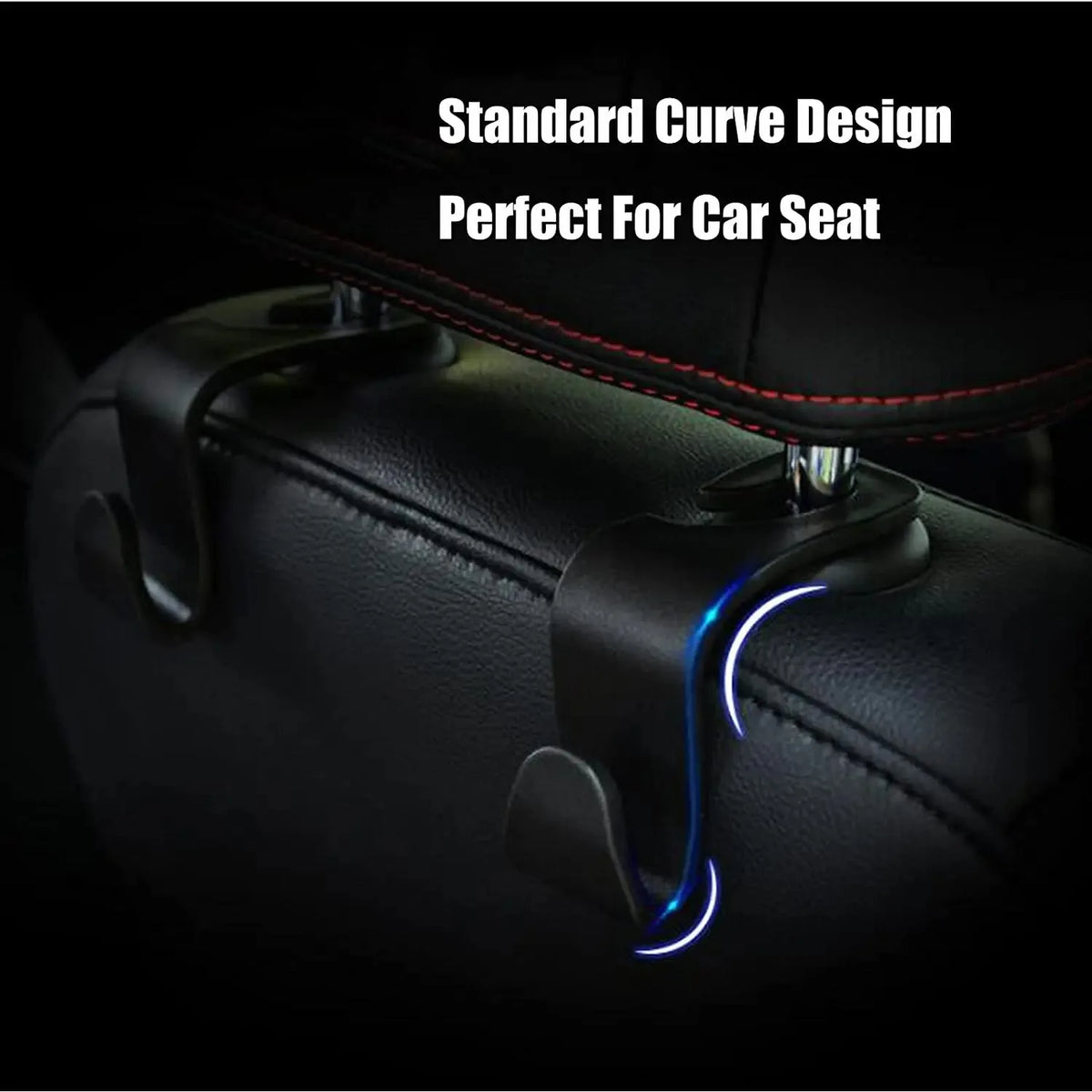 🚗 Car Seat Headrest Hooks (4PCS)
