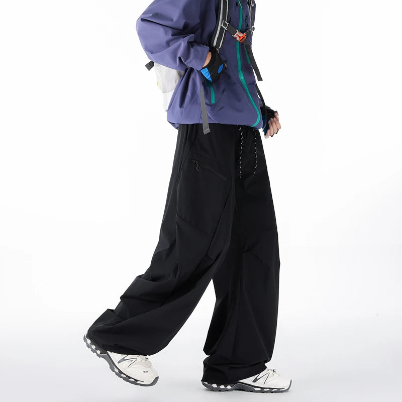 Unisex Windproof Straight-Leg Pants