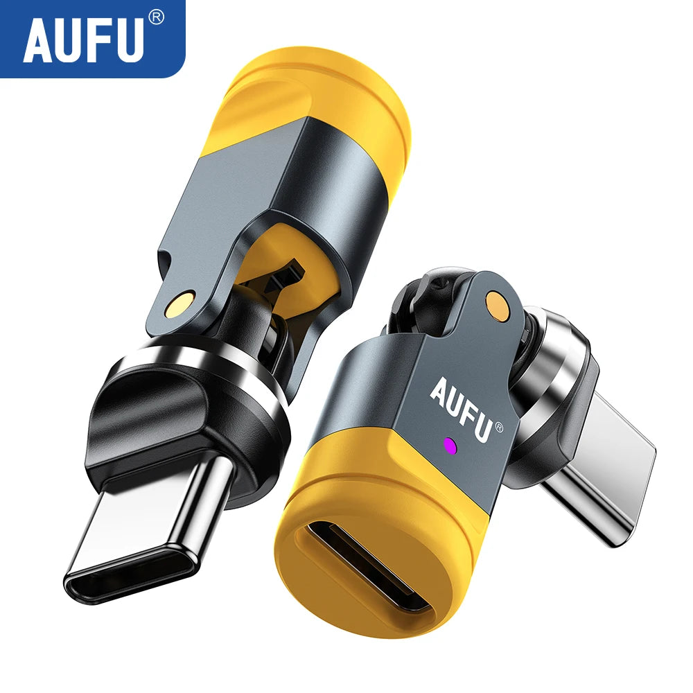 ↩️ AUFU 540° USB-C Fast Charging Adapter