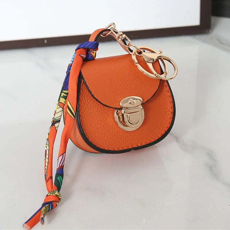 Mini Saddle Bag Keychain
