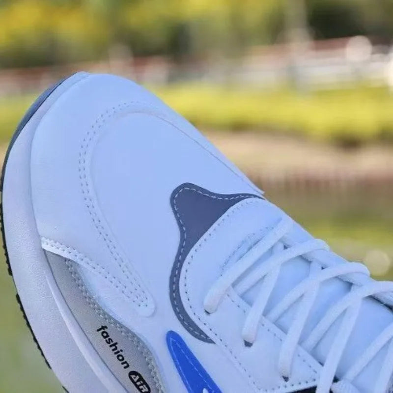 Men's Lightweight PU Leather Sneakers
