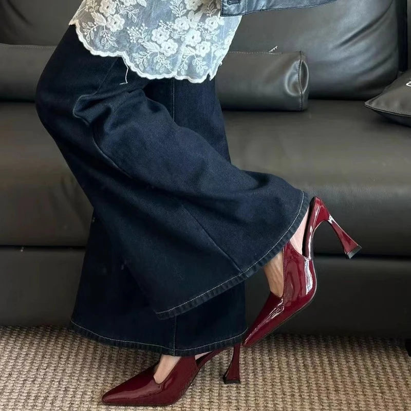 Women's Pointed-Toe High-Heel Pumps