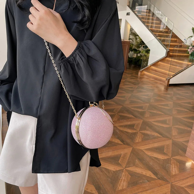 Sparkling Round Ball Mini Bag