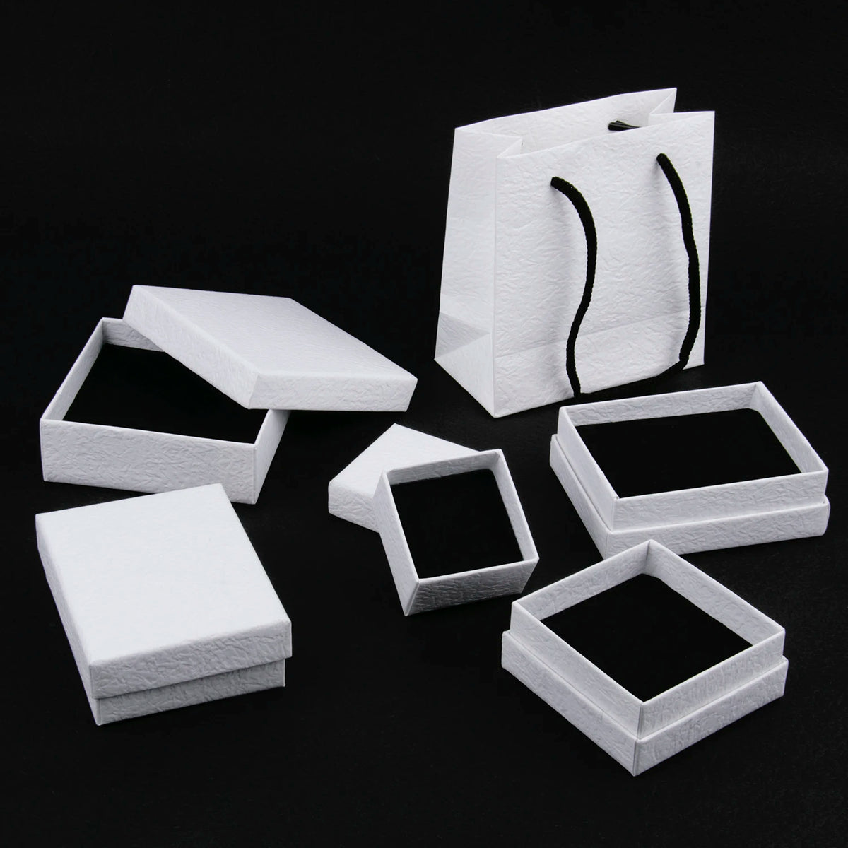 Frosted White Jewelry Gift Box