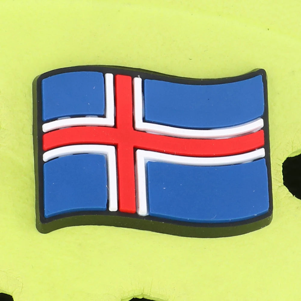 National Flag Shoe Charms