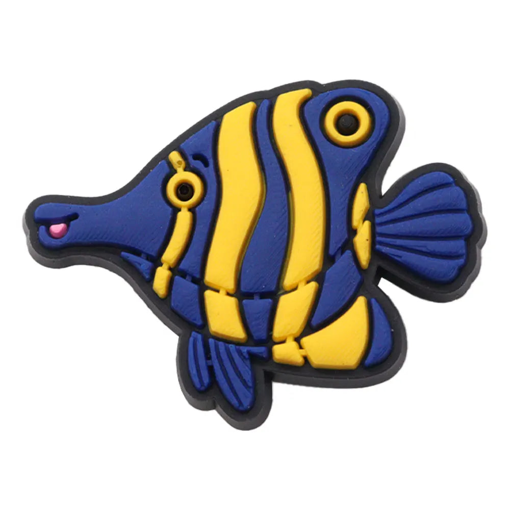 Tropical Fish & Shark Shoe Charms