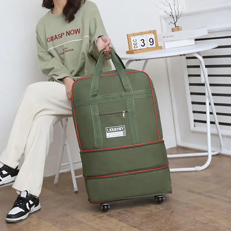 Foldable Rolling Storage Travel Bag
