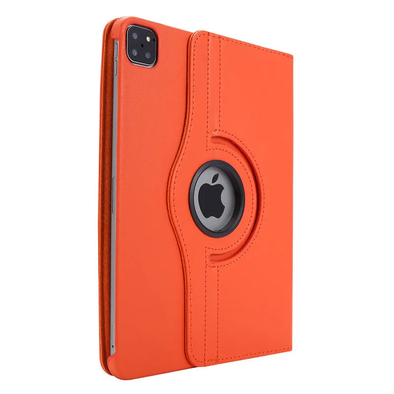 🔄 360° Leather Stand Case