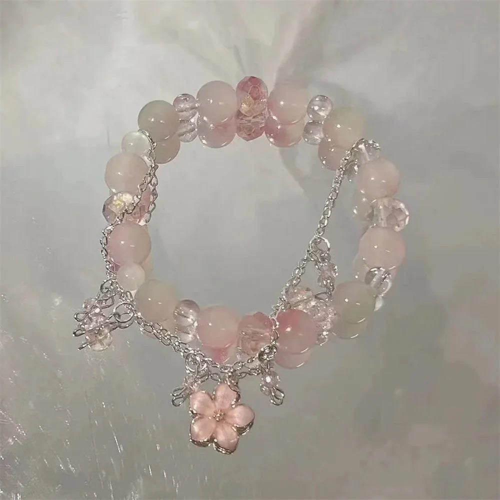 Cherry Blossom Crystal Bracelet