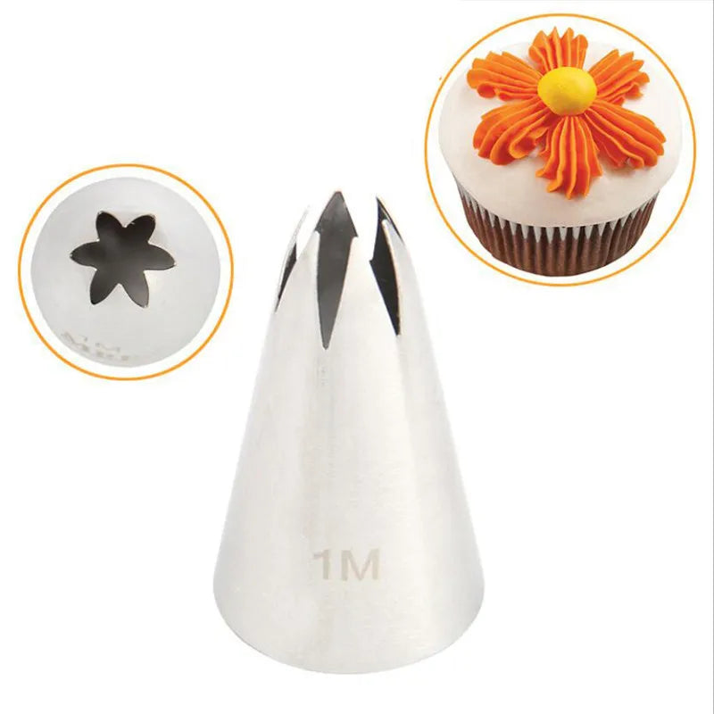 Rose Piping Nozzles – 4 Pcs