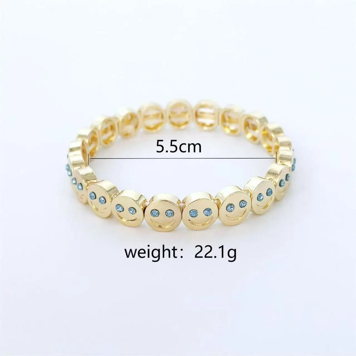 😊 Colorful Diamond Smile Bracelet