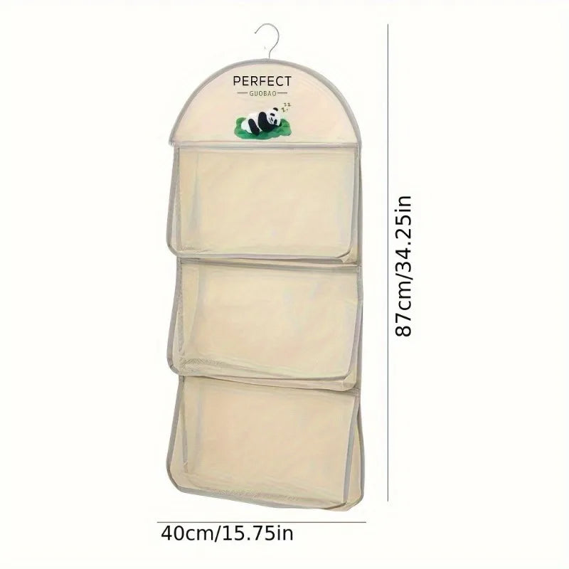 3-Tier Hanging Mesh Underwear Organizer