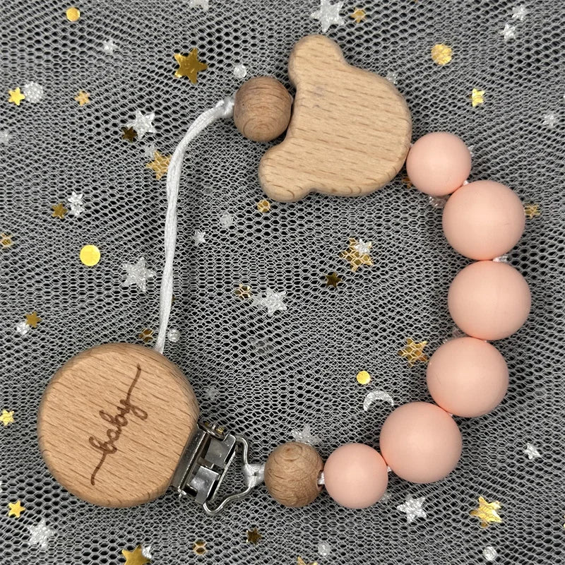 Personalized Name Pacifier Clip