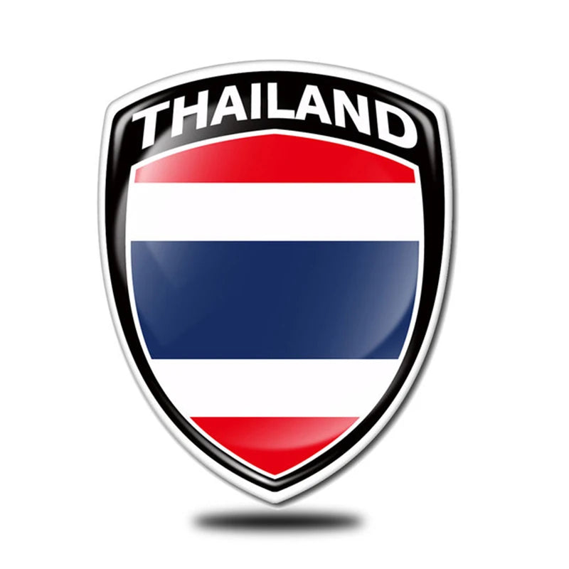 🏳️ 3D Reflective Flag Car Sticker