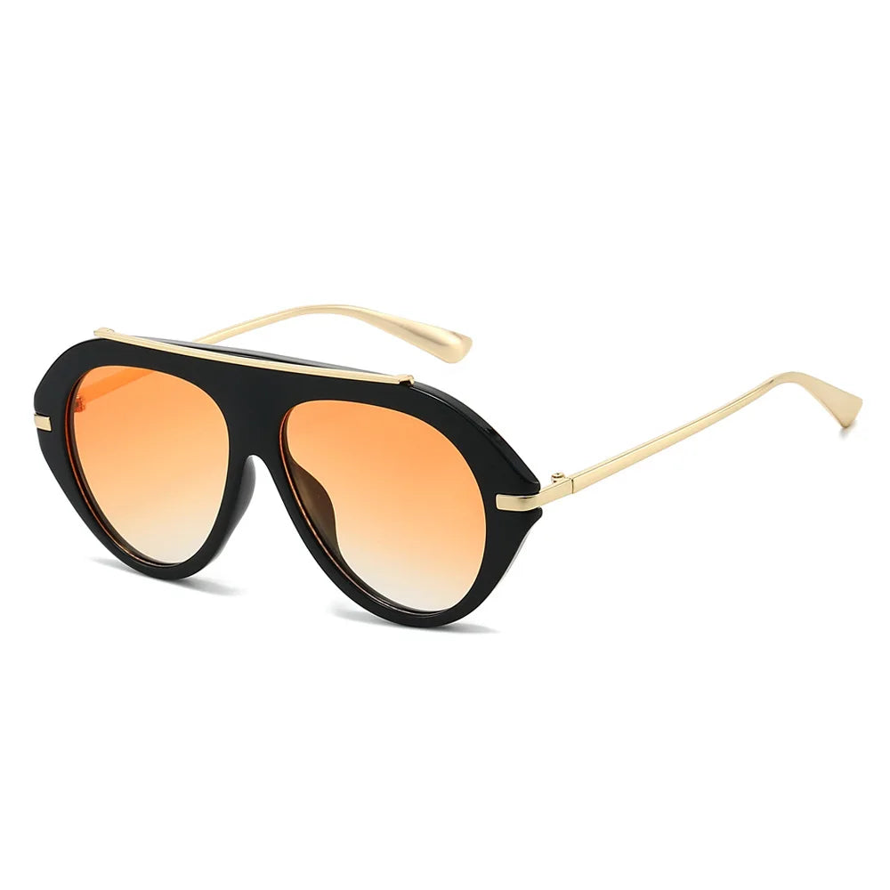 Women's Oversized Oval Gradient Sunglasses