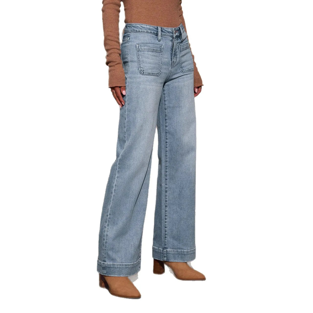 Super Stretch Patchwork Jeans