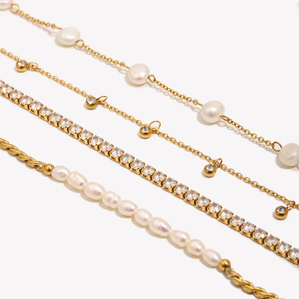 Gold Plated Rope Chain Anklet