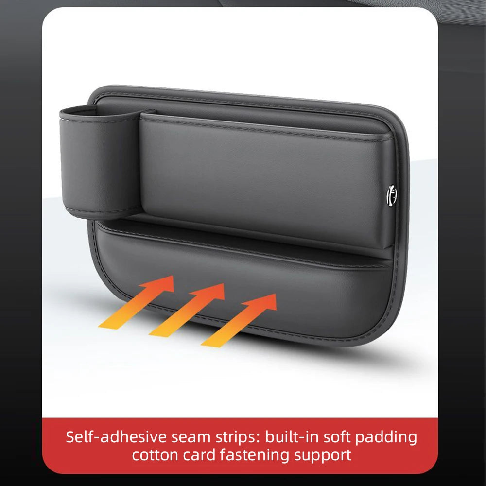 🚗 PU Leather Car Seat Gap Organizer