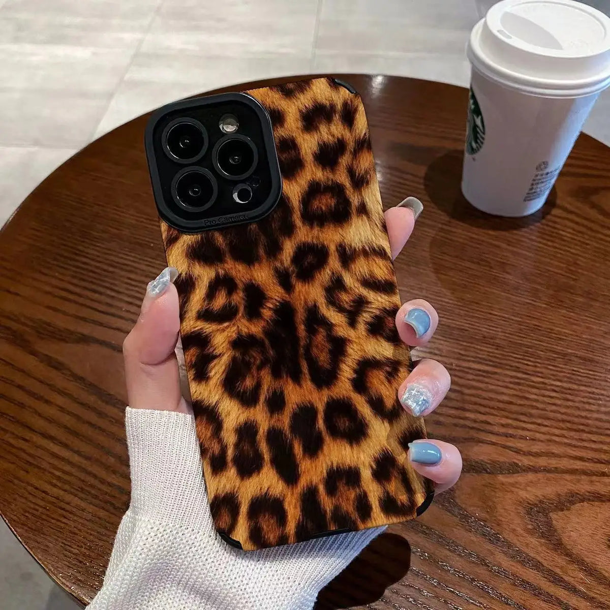 Leopard Print Silicone iPhone Case