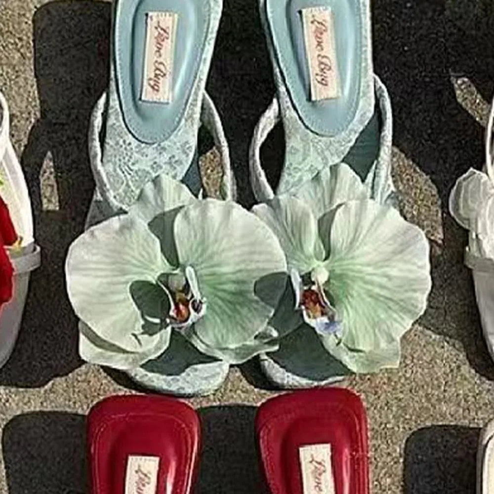 Butterfly Flower Shoe Buckle Clips