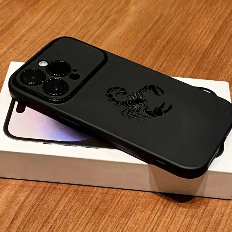 🦂 Black Scorpion Protective Phone Case