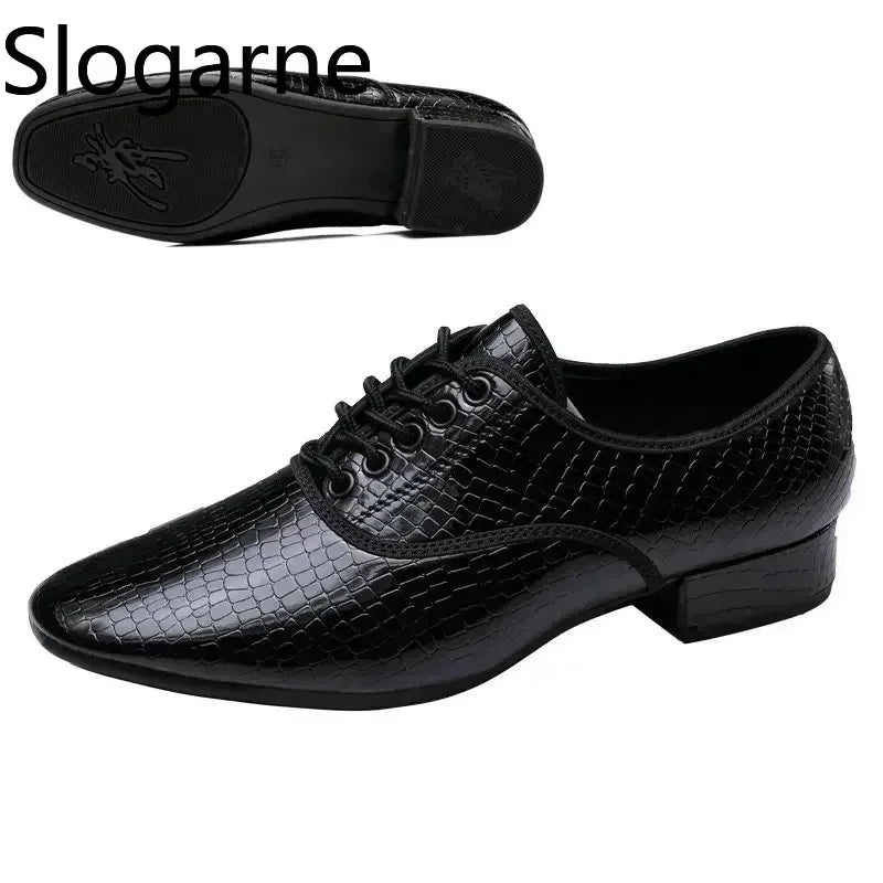 Men's White Ballroom Dance Shoes