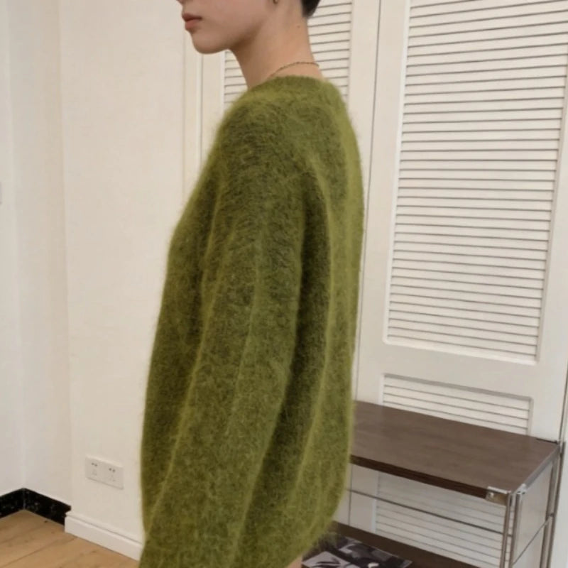 Thick Warm Crew Neck Sweater