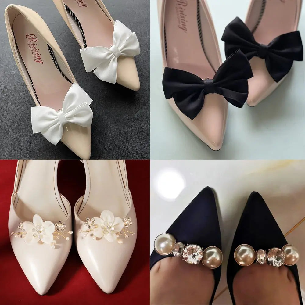 Rhinestone Wedding Shoe Clips