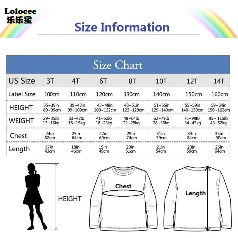 Kids Bow Print Long Sleeve T-Shirt