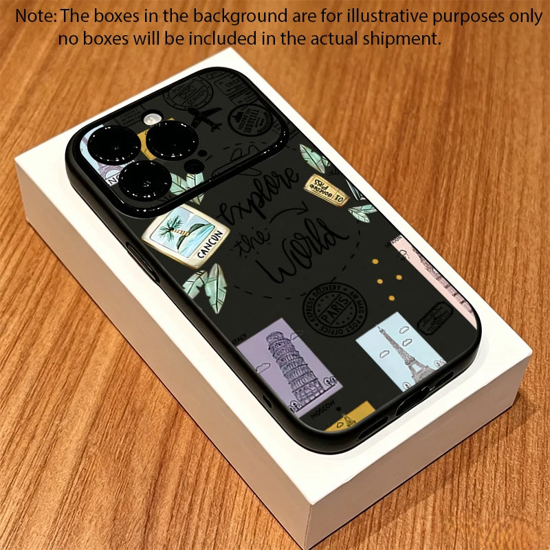 ✈️ Plane Ticket Silicone iPhone Case